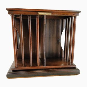 Miniature Brown Bookcase, 1890s-ZCH-1818146