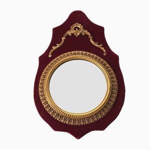 Miniature Convex Wall Mirror, 1950s-WQQ-1181061