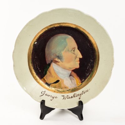 Miniature Portrait of George Washington in Faience-FSD-1107188