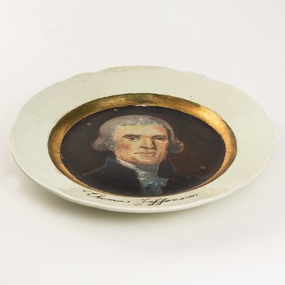 Miniature Portrait of Thomas Jefferson in Faience-FSD-1107184