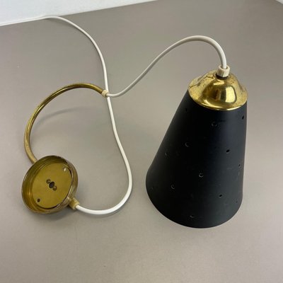 Minimalist Adjustable Brass Wall Hanging Light, Italy, 1960s-QZ-1407782