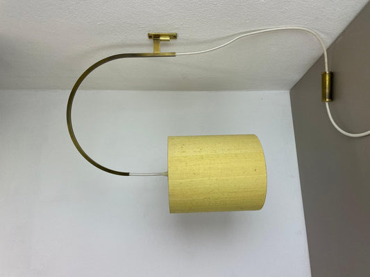 Minimalist Adjustable Counter Weight Brass Wall Light in the style of Stilnovo, Italy, 1960s