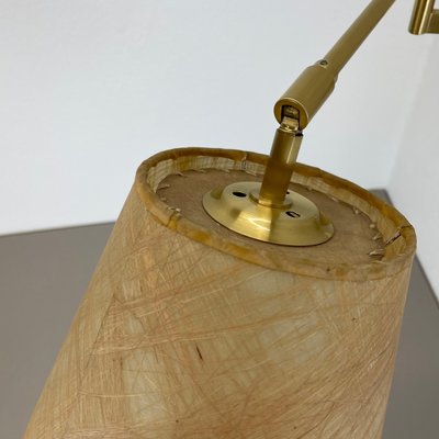 Minimalist Adjustable Swing Arm Brass Wall Light from Stilnovo, Italy, 1970s-QZ-1815003