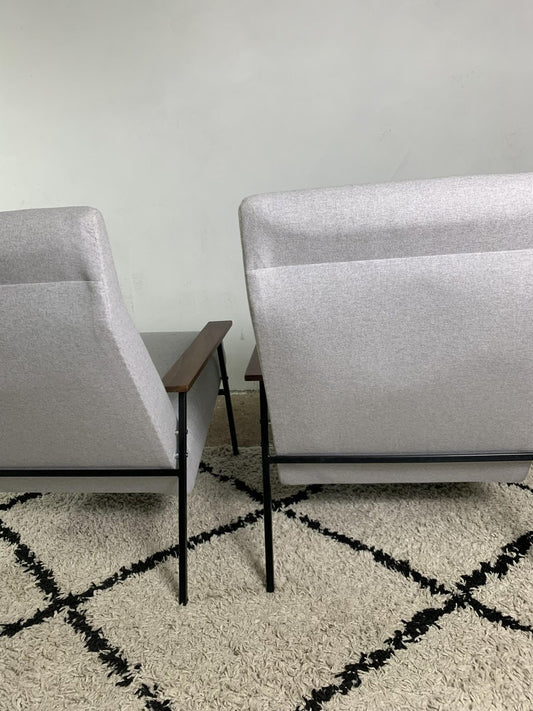 Minimalist Armchairs by Rob Parry for Gelderland, 1950s, Set of 2