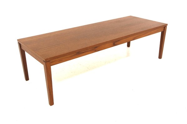 Minimalist Bench in Teak, Sweden, 1960s-GEK-1761822