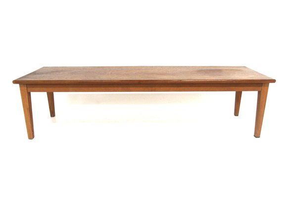 Minimalist Bench in Teak, Sweden, 1960s-GEK-1761820