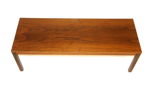 Minimalist Bench in Walnut, Sweden, 1960s-GEK-1020340