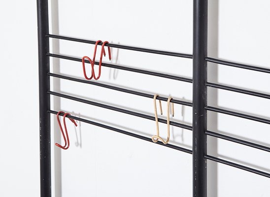 Minimalist Coat Rack with Umbrella Stand by Coen De Vries for Devo, 1950s, Set of 2-BPT-1344231