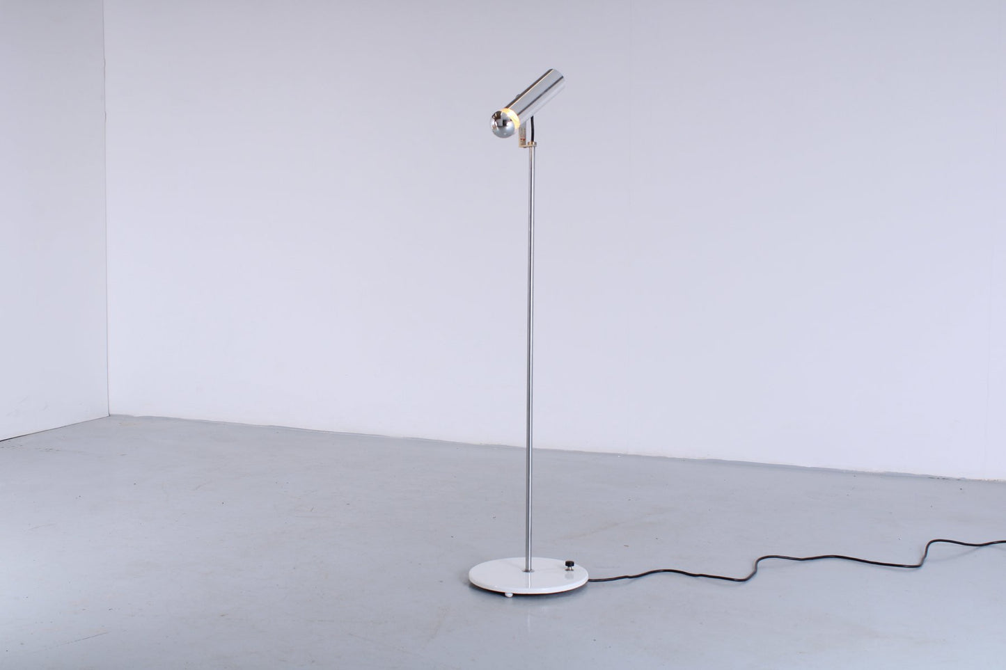 Minimalist Concord Floor Light by John and Sylvia Reid, 1970s