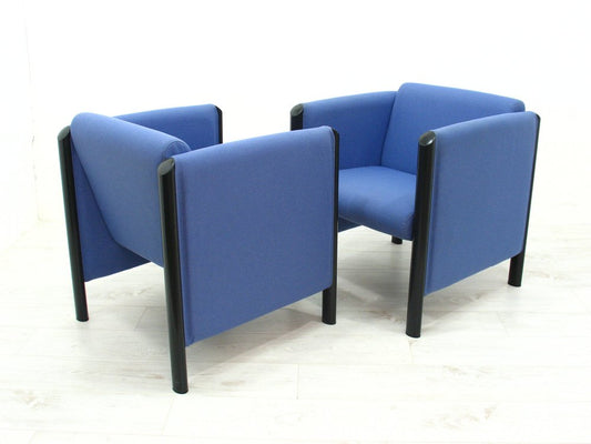 Minimalist Cubis Armchairs from Wilkhahn, 1990s, Set of 2