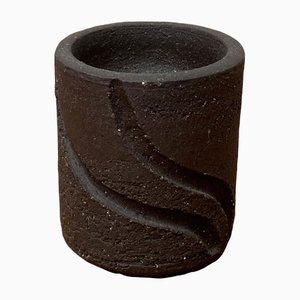 Minimalist Danish Ceramic Candleholder from Lehmann Pottery, 1960s-UAH-1319302