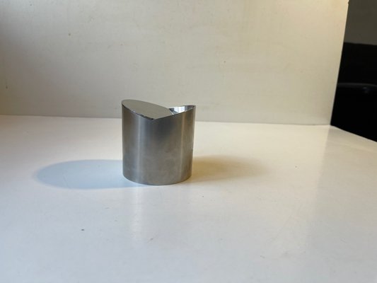 Minimalist Danish Stainless Steel Ashtray by Roelandt for Stelton, 1980s-LCR-1048847