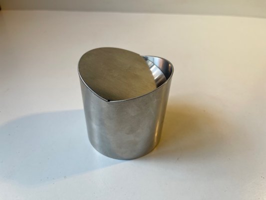 Minimalist Danish Stainless Steel Ashtray by Roelandt for Stelton, 1980s-LCR-1048847