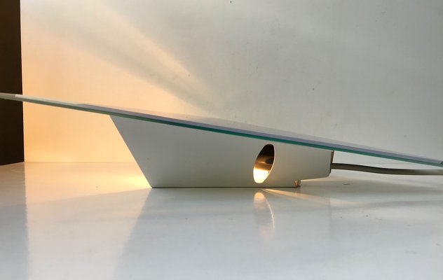 Minimalist Danish Triangular Glass Sconce, 1980s-LCR-676718