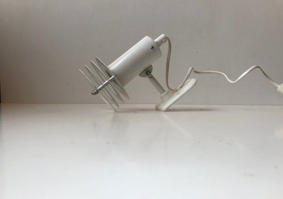 Minimalist Danish White Sconce from Lyfa, 1970s-LCR-666524