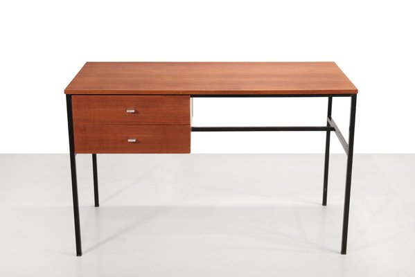 Minimalist Etudiant Desk in Teak by Pierre Guariche for Meurop, 1960s-BQ-2042269