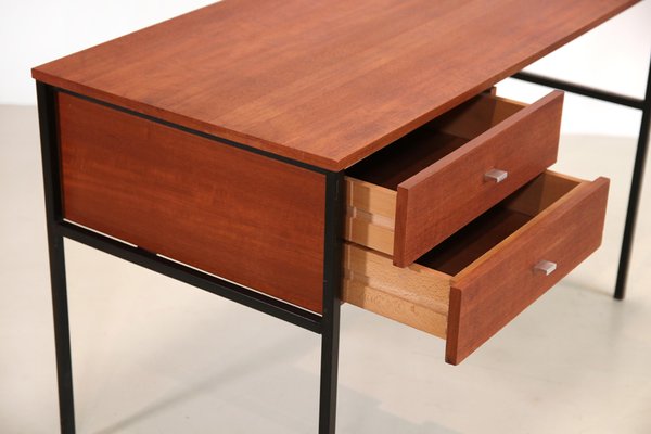 Minimalist Etudiant Desk in Teak by Pierre Guariche for Meurop, 1960s-BQ-2042269