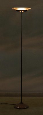 Minimalist Glass Floor Lamp from Arteluce, 1970s-HGA-1750308