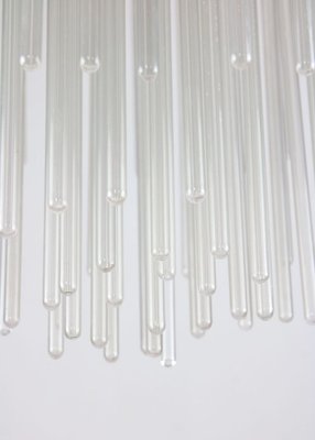 Minimalist Hand Blown Glass Chandelier, 1970s-HGJ-735966