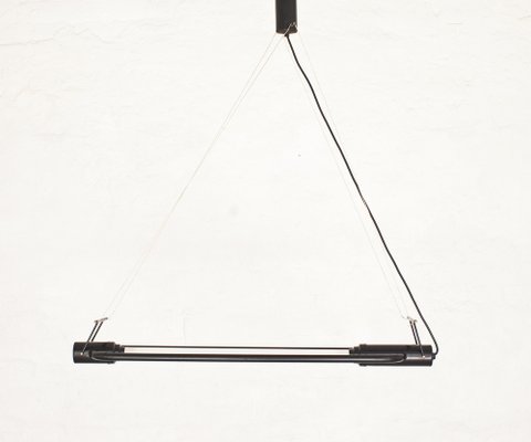 Minimalist Hanging Lamp with Neon Tube, Italy, 1970s-LPM-973879