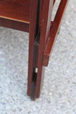 Minimalist Italian Teak Coffee Table, 1950s-EH-691781