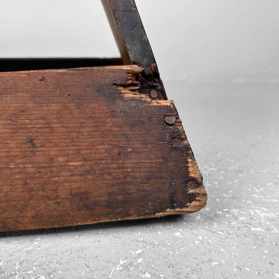 Minimalist Japanese Wooden Step Stool, 1920s-DWL-2028041