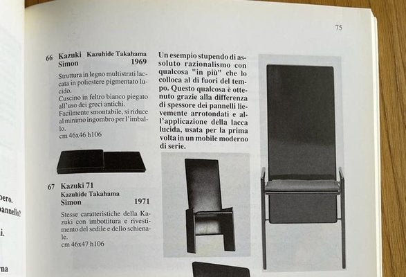 Minimalist Kazuki Chair by Kazuhide Takahama for Gavina / Simon International, 1968-JP-1408402