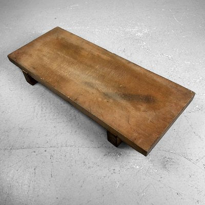 Minimalist Low Wooden Cutting Board, Japan, 1920s-DWL-2024687