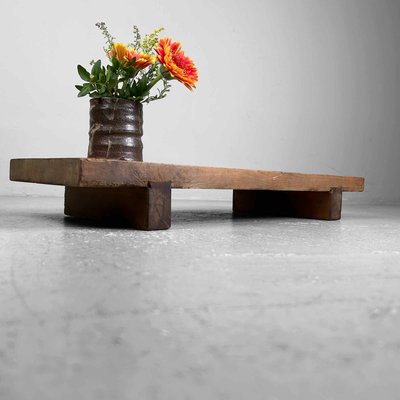 Minimalist Low Wooden Cutting Board, Japan, 1920s-DWL-2024687