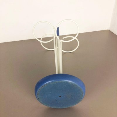 Minimalist Metal Pop Art Umbrella Stand in the Style of Matégot, Germany, 1960s-QZ-1130159