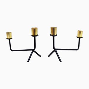 Minimalist Modern Candleholders, 1970s, Set of 2-BQF-1720400