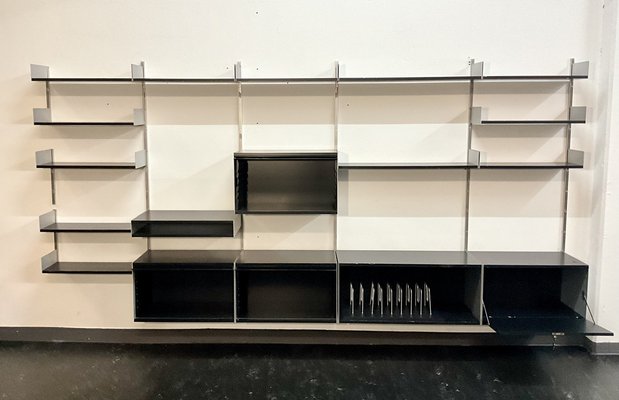 Minimalist Modular Model 606 Wall Unit by Dieter Rams for Vitsoe, 1960s-1970s, Set of 26-OHY-1819564