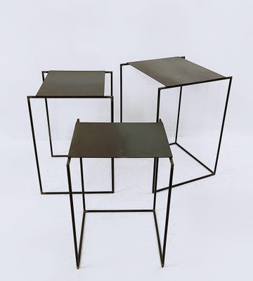 Minimalist Nesting Tables by Franck Robichez, Set of 3-JG-1239407