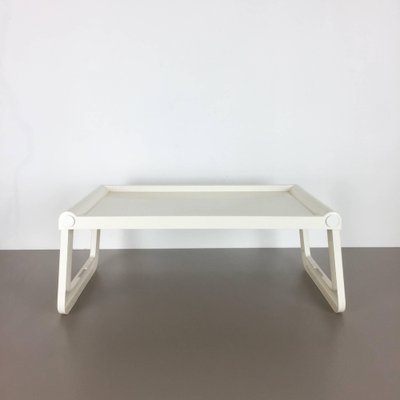 Minimalist Plastic White Bed Tray Element by Luigi Massoni for Guzzini, Italy, 1980s-QZ-1053129