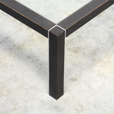 Minimalist Side Table in Chrome and Wood, 1970s-VT-640080