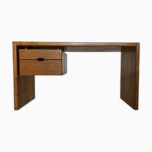 Minimalist Solid Desk in Oak, France, 1960s-KL-1287238