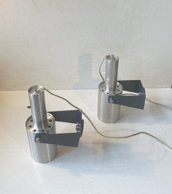 Minimalist Sonet Wall Lamps by Hans Peter Jeppesen for Fog & Mørup, 1960s, Set of 2-LCR-1819427