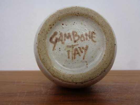 Minimalist Stoneware Vase by Bruno Gambone, Italy, 1970s-RDW-1730552