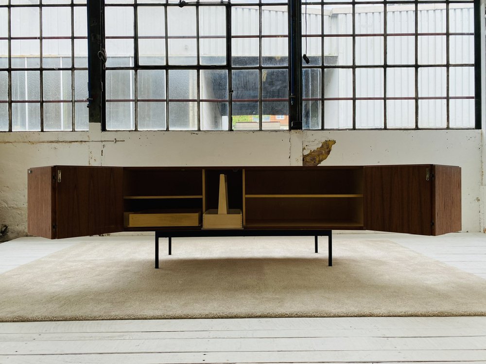 Minimalist Teak B20 Sideboard by Dieter Waeckerlin for Erwin Behr Werke, 1962