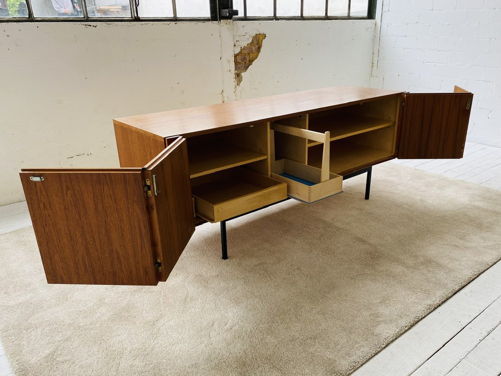 Minimalist Teak B20 Sideboard by Dieter Waeckerlin for Erwin Behr Werke, 1962