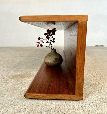 Minimalist Teakwood Wall Shelf, Germany, 1960s-JP-1765130