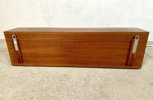 Minimalist Teakwood Wall Shelf, Germany, 1960s-JP-1765130