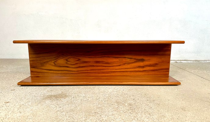 Minimalist Teakwood Wall Shelf, Germany, 1960s-JP-1765169