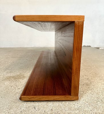 Minimalist Teakwood Wall Shelf, Germany, 1960s-JP-1765130