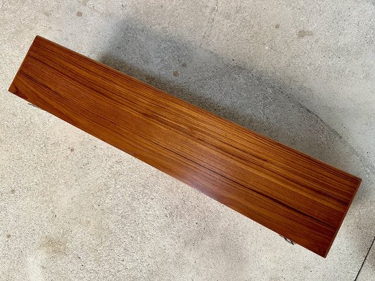 Minimalist Teakwood Wall Shelf, Germany, 1960s-JP-1765130