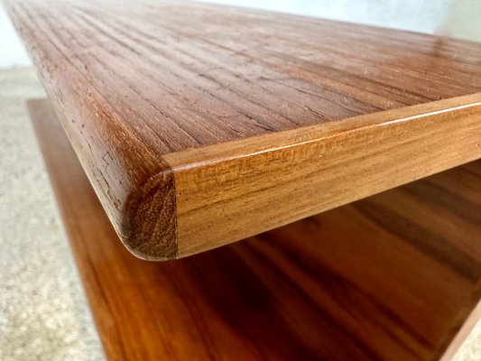 Minimalist Teakwood Wall Shelf, Germany, 1960s-JP-1765130