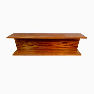 Minimalist Teakwood Wall Shelf, Germany, 1960s-JP-1765169