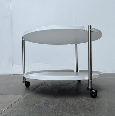 Minimalist Thrill Coffee or Side Table in Metal with Wheels from Leitmotiv-UAH-1754542