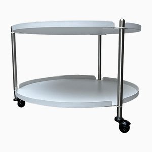 Minimalist Thrill Coffee or Side Table in Metal with Wheels from Leitmotiv-UAH-1754542