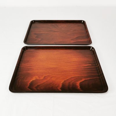 Minimalist Trays by Gerling, Germany, 1960s, Set of 2-ZTG-1756529